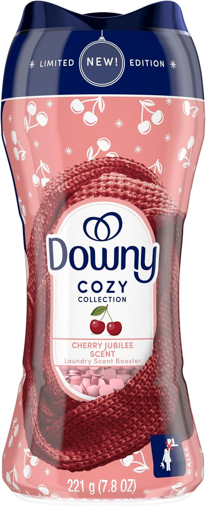 Cozy Collection In-Wash Laundry Scent Booster Beads, Cherry Jubilee Scent, 7.8 Oz, Limited Edition Laundry Beads