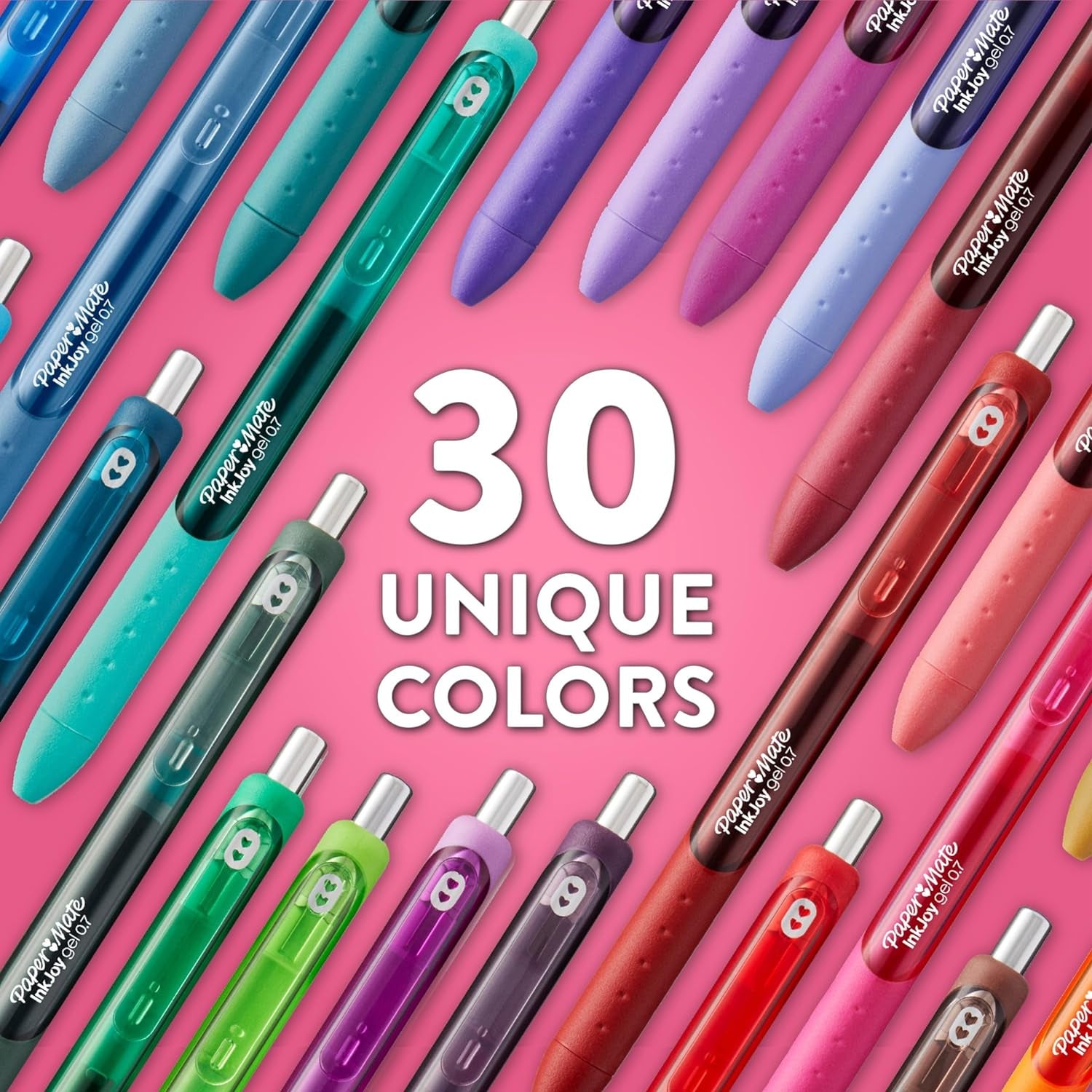 Paper Mate Inkjoy Gel Pens, Medium Point, 10 Count - Teacher Supplies, Writing, Journaling, Back to School