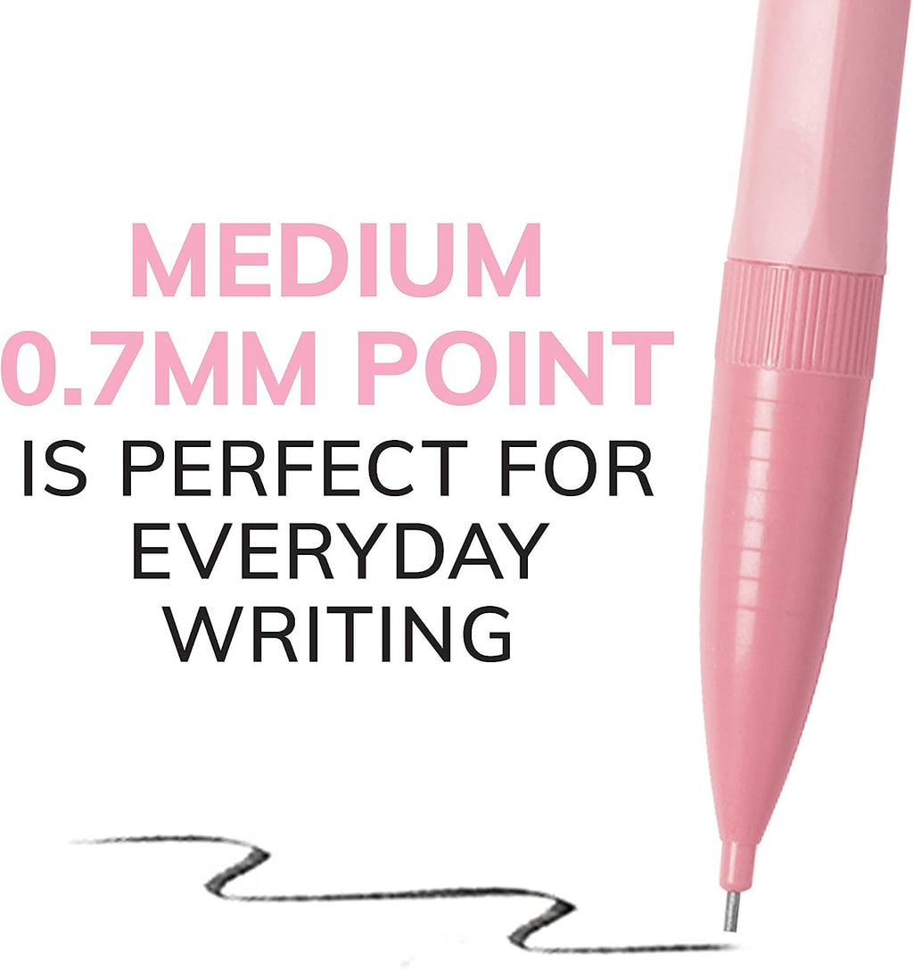 Xtra-Smooth Pastel Mechanical Pencils, Medium Point, 0.7Mm, 24-Count | Bulk Pack for School or Office Use | Smooth Writing Experience | No. 2 Lead for Standardized Tests