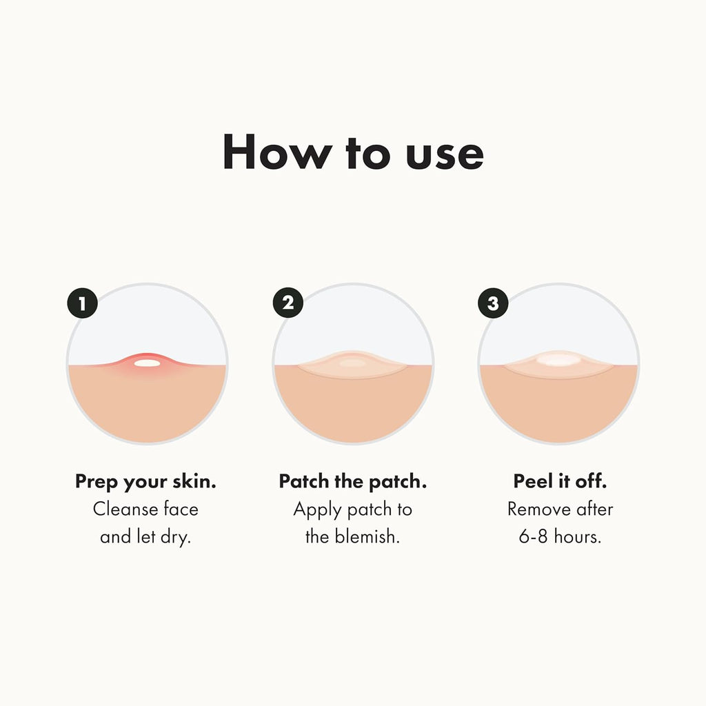 Hero Cosmetics Original Nighttime Acne Pimple Patches, 36 Ct | #1 Hydrocolloid Acne Patches, Shrinking Zits & Whiteheads in 1 Use, Spot Treatment, Pimple Stickers for Face
