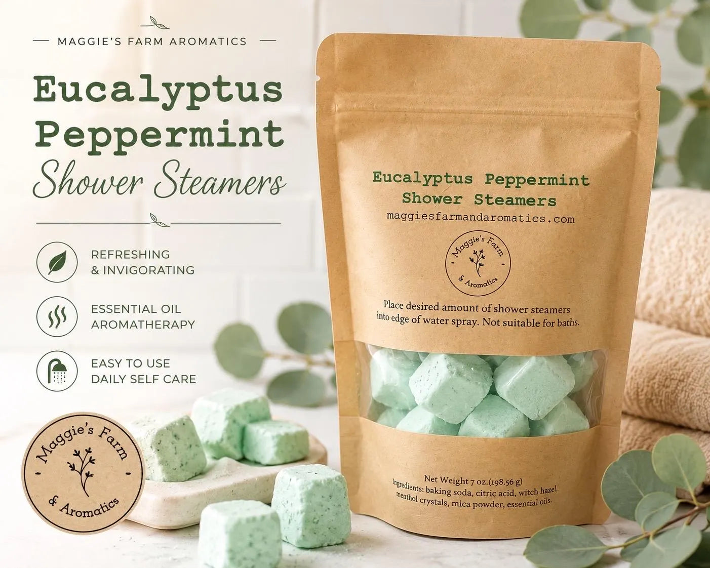 Shower Steamers Aromatherapy Essential Oil Spa Steamers Self Care Shower Bombs