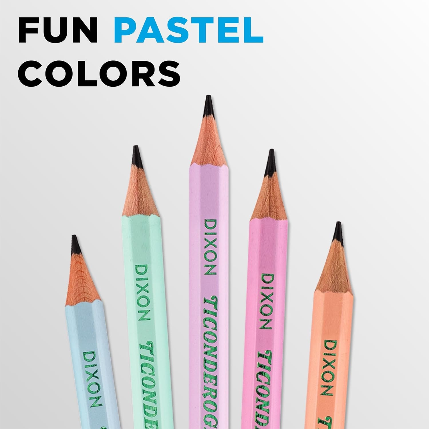 ® Pastel Pencils, 2 Soft, Assorted Colors, Pack of 10 Pencils