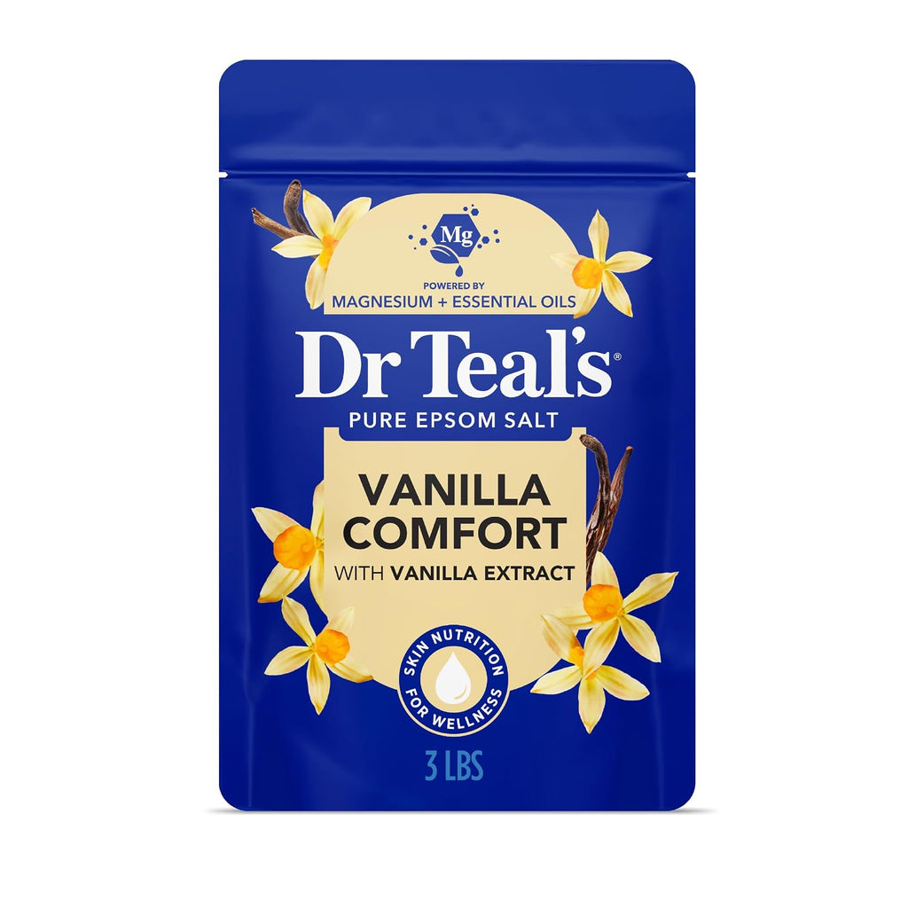 Epsom Salt Magnesium Soak, Vanilla Comfort, 3 Lbs