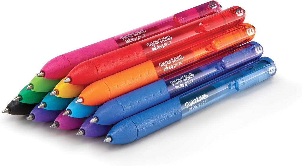 Paper Mate Inkjoy Gel Pens, Medium Point, 10 Count - Teacher Supplies, Writing, Journaling, Back to School