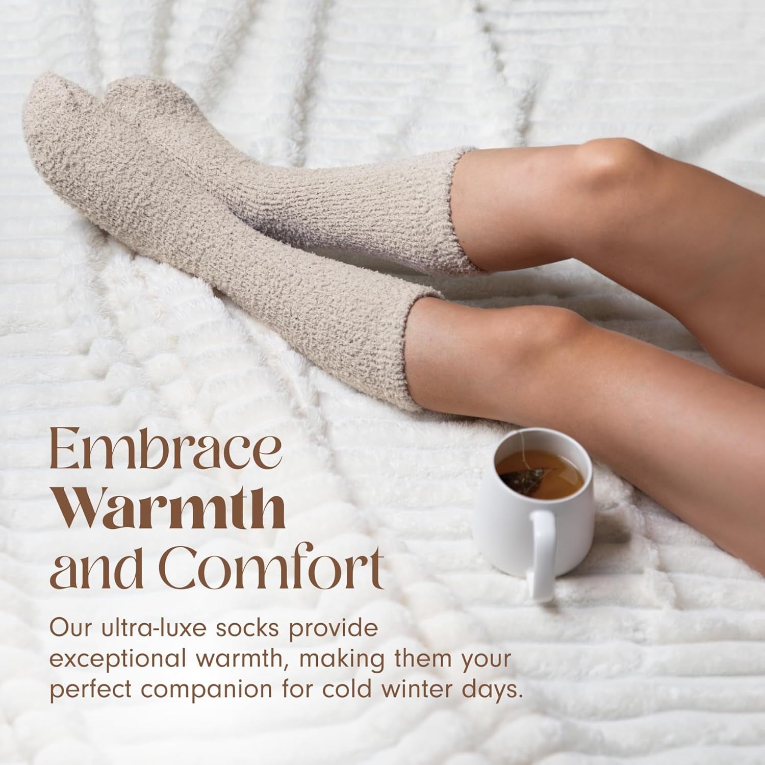 Warm & Cozy Ultra-Luxe Cloud Sock, Gift for Women & Men