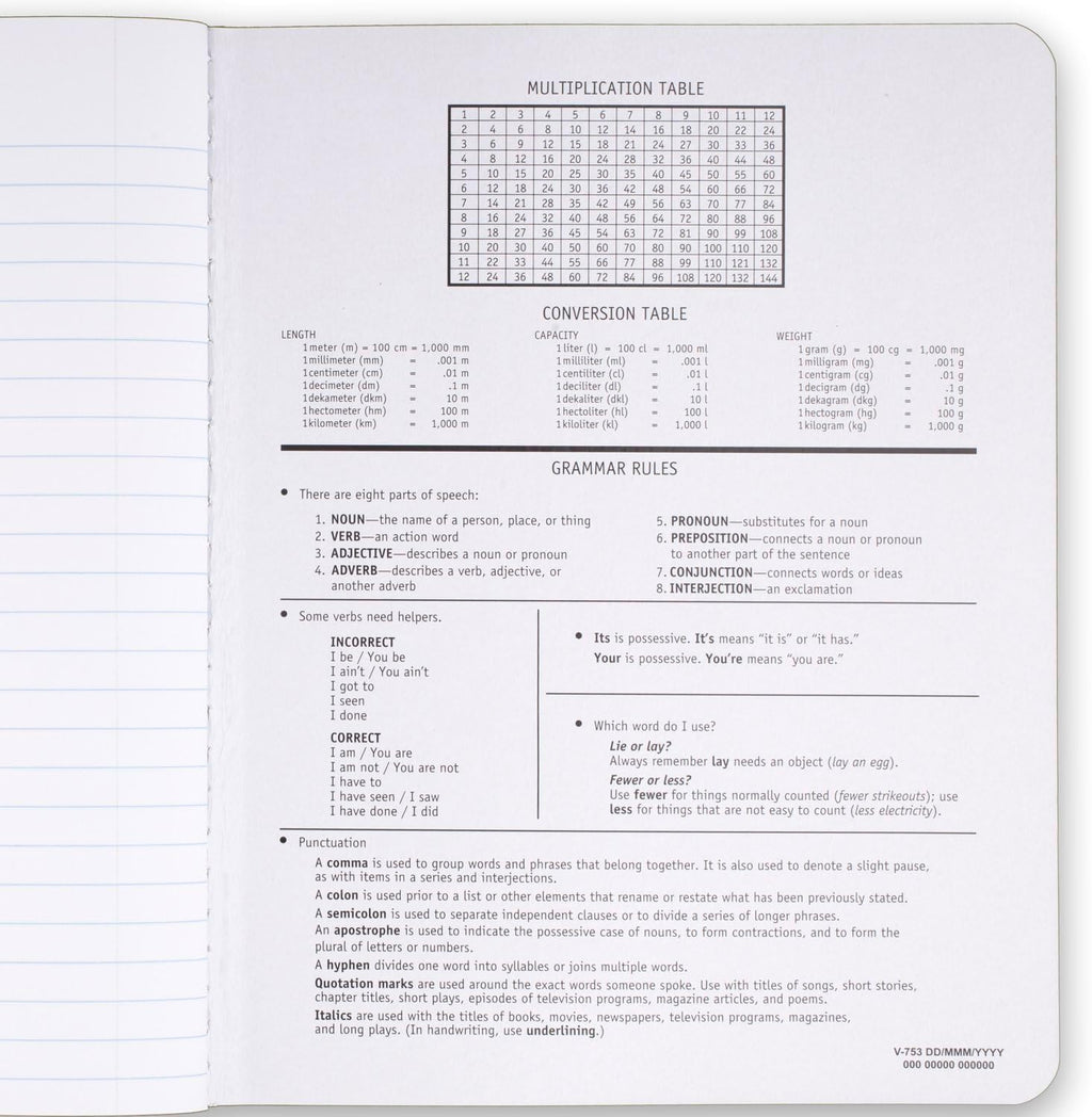 Composition Notebook, Wide Ruled 7.5" X 9.75" Paper, 100 Sheets, Assorted Colors, 6 Pack (950054-ECM)