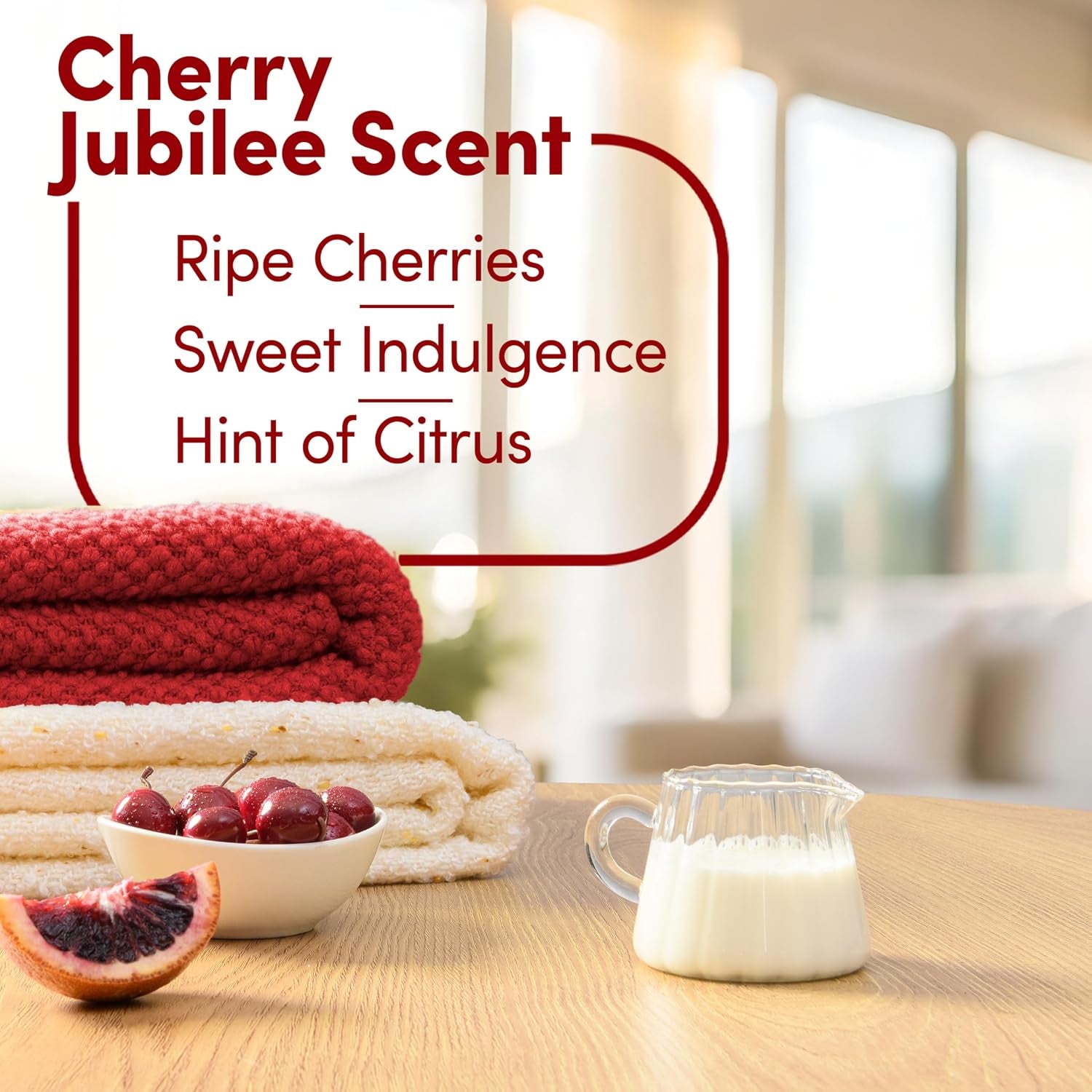 Cozy Collection In-Wash Laundry Scent Booster Beads, Cherry Jubilee Scent, 7.8 Oz, Limited Edition Laundry Beads