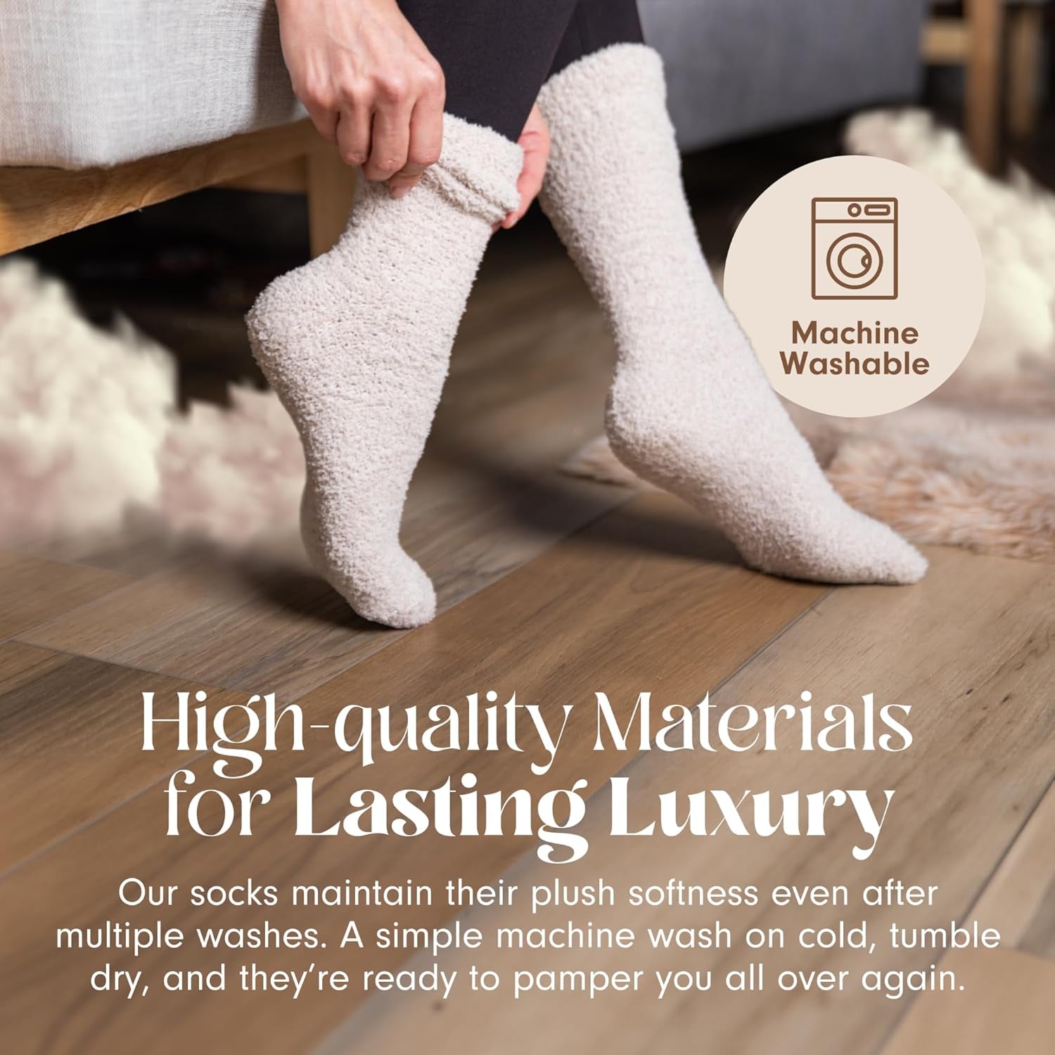 Warm & Cozy Ultra-Luxe Cloud Sock, Gift for Women & Men