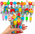 20Pcs Mini Multicolor Pens in One 4-In-1 Cute Pens Bulk for Kids, Fun Kawaii Ballpoint Pens for Birthdays and Children'S Party Favors Gifts Teacher School Supplies